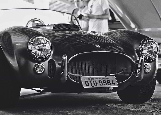 Vintage sports car