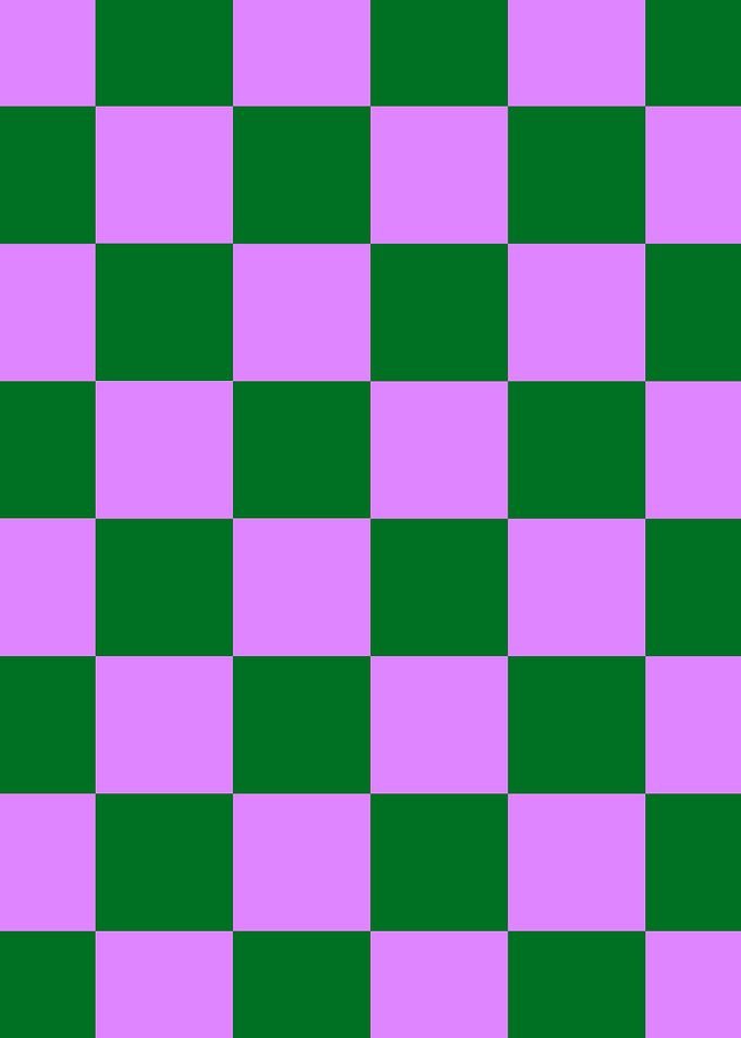 Purple green checkboard