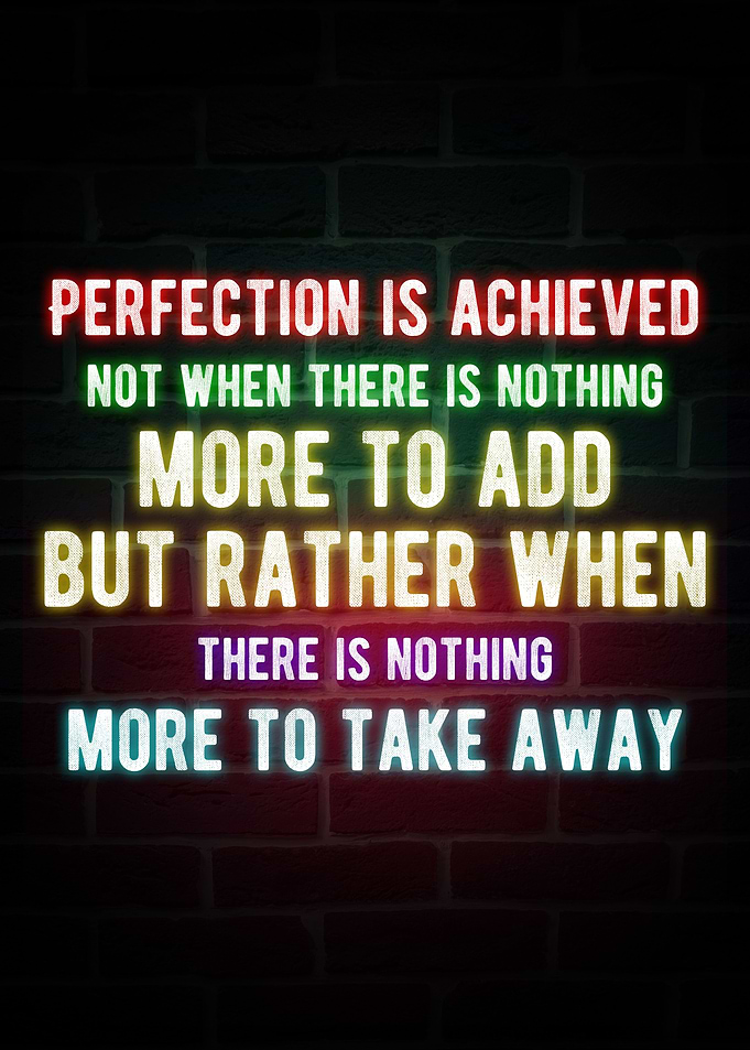 Perfection is Achieved