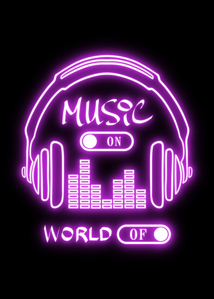 music on world of neon