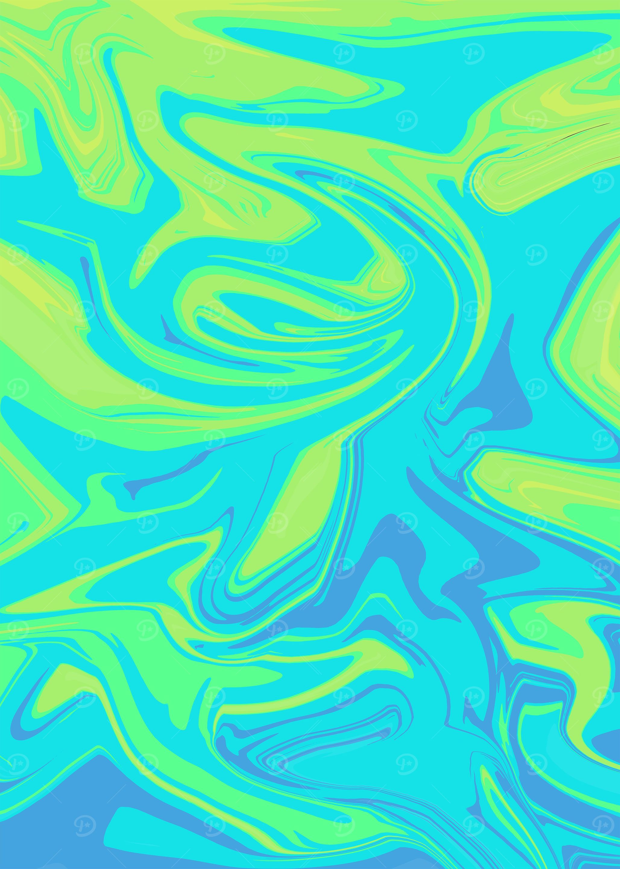 ABSTRACT GREEN PASTEL