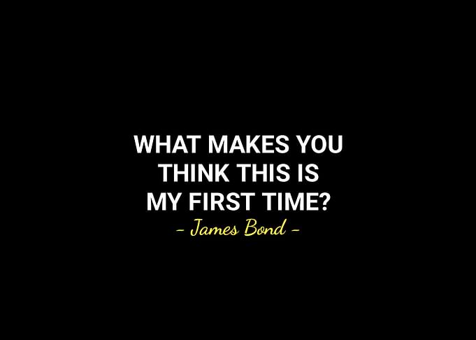 James Bond quotes