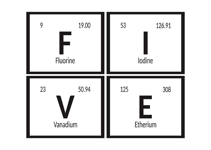 Five Periodic Table