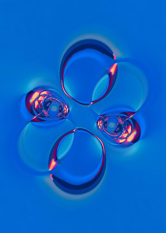 Drops Abstract Digital Art