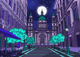 The Basilica at Night