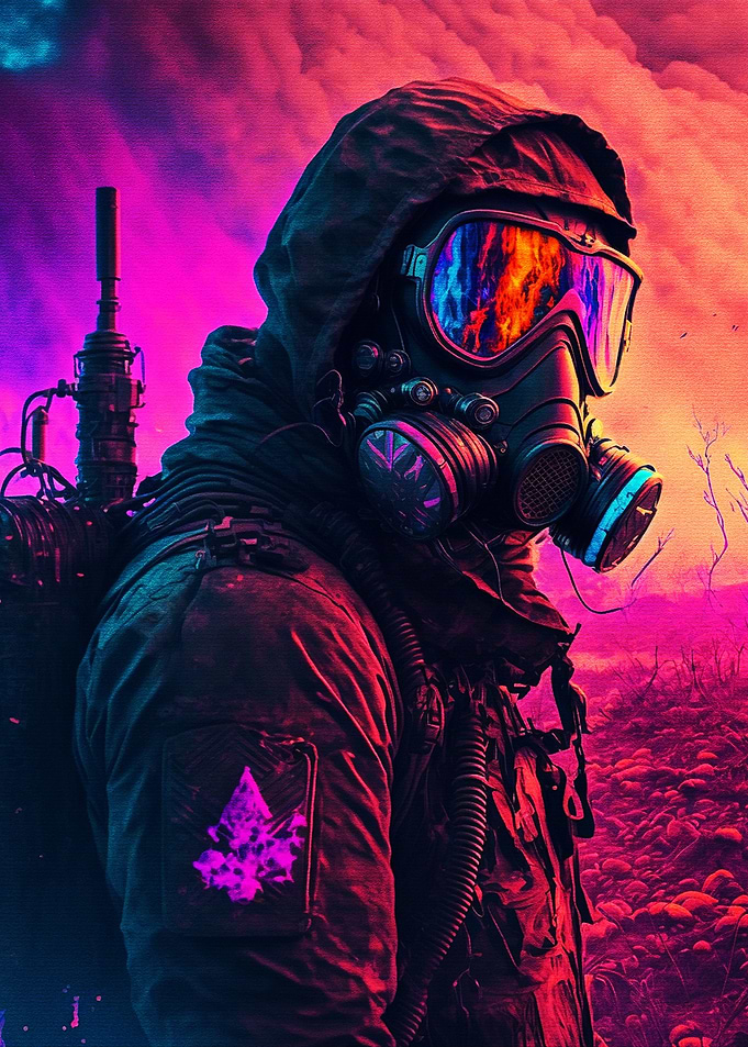Colorful fantasy realm