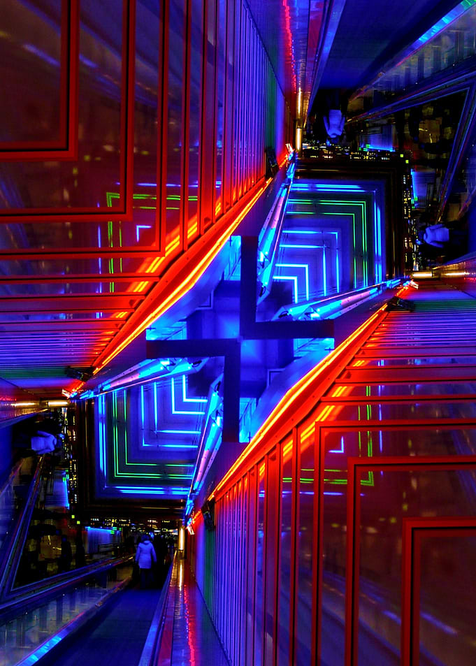 Abstract Colorful 3D Neon3