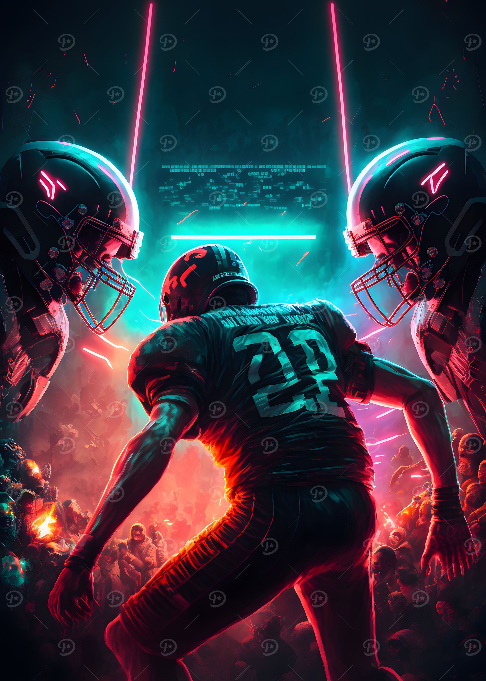 Glowing Football
