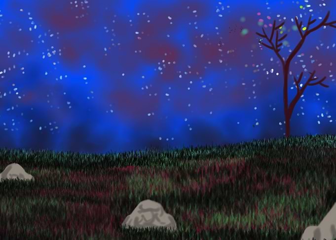 The night and the grass
