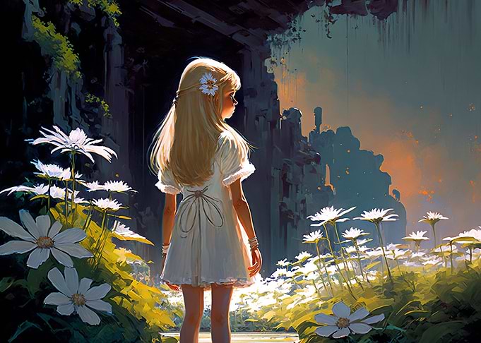 Fantasy Garden Girl