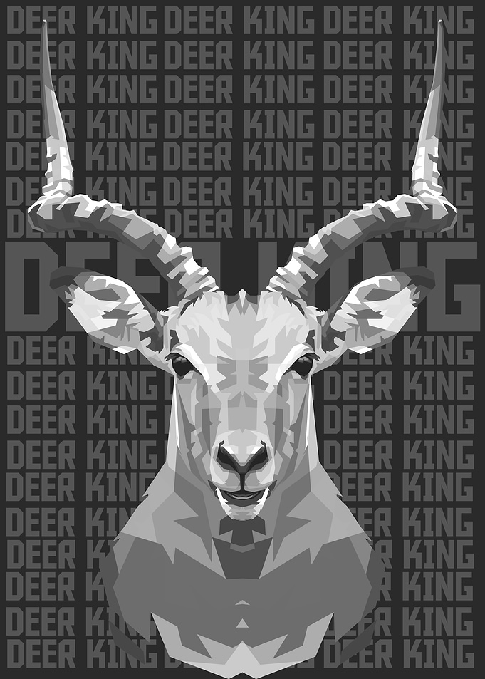 Deer grayscale