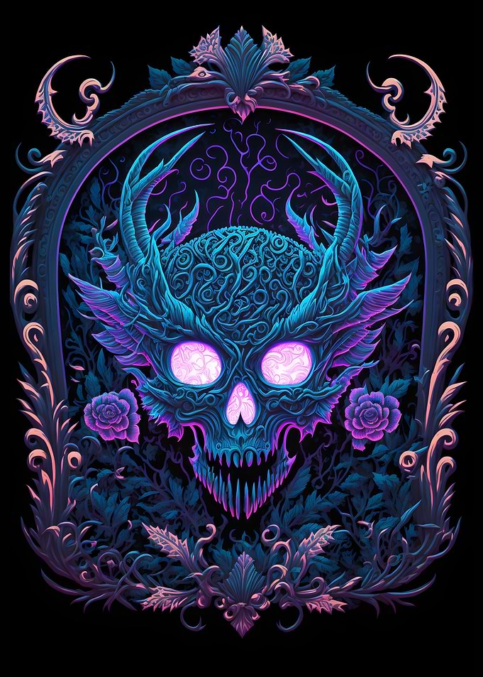 Black Light Composition