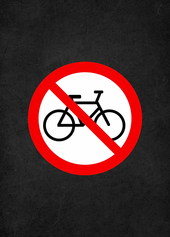 road sign warning caution