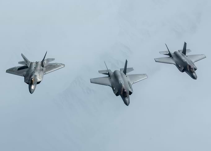 F22 Raptors