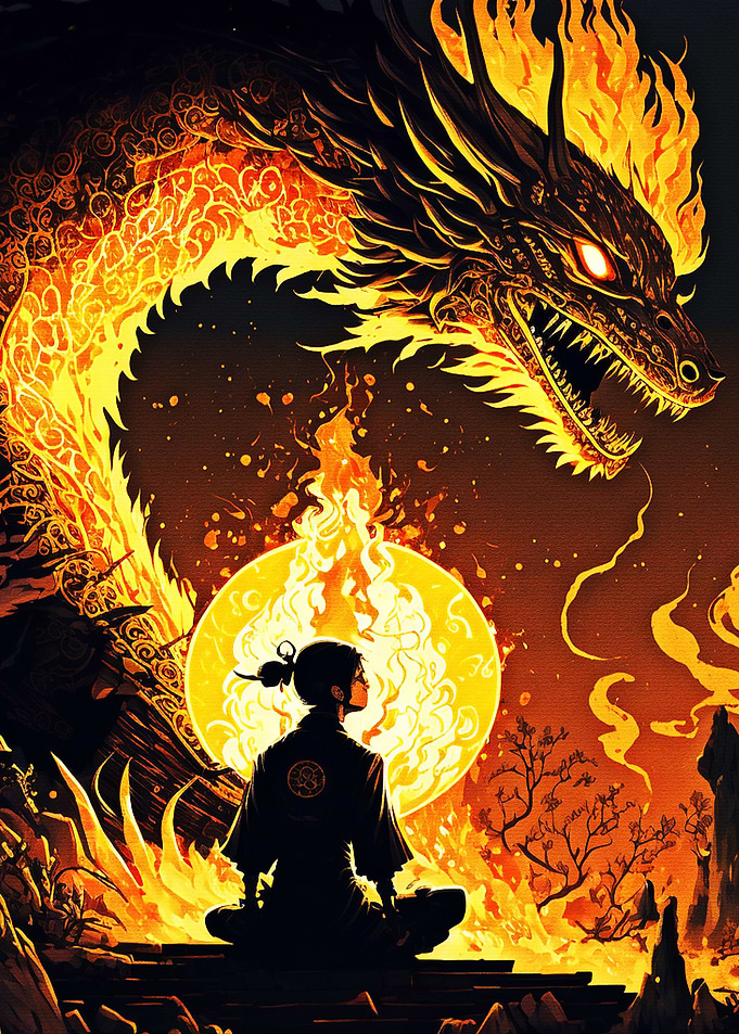 Fantasy Dragon Fire