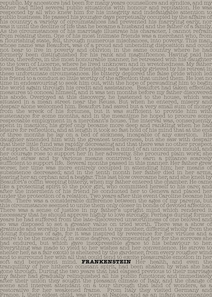 Frankenstein Book Text
