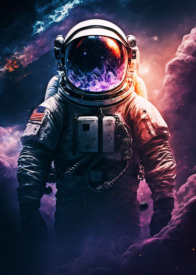 Astronaut in space