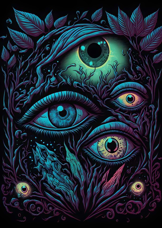 Black Light Compostion