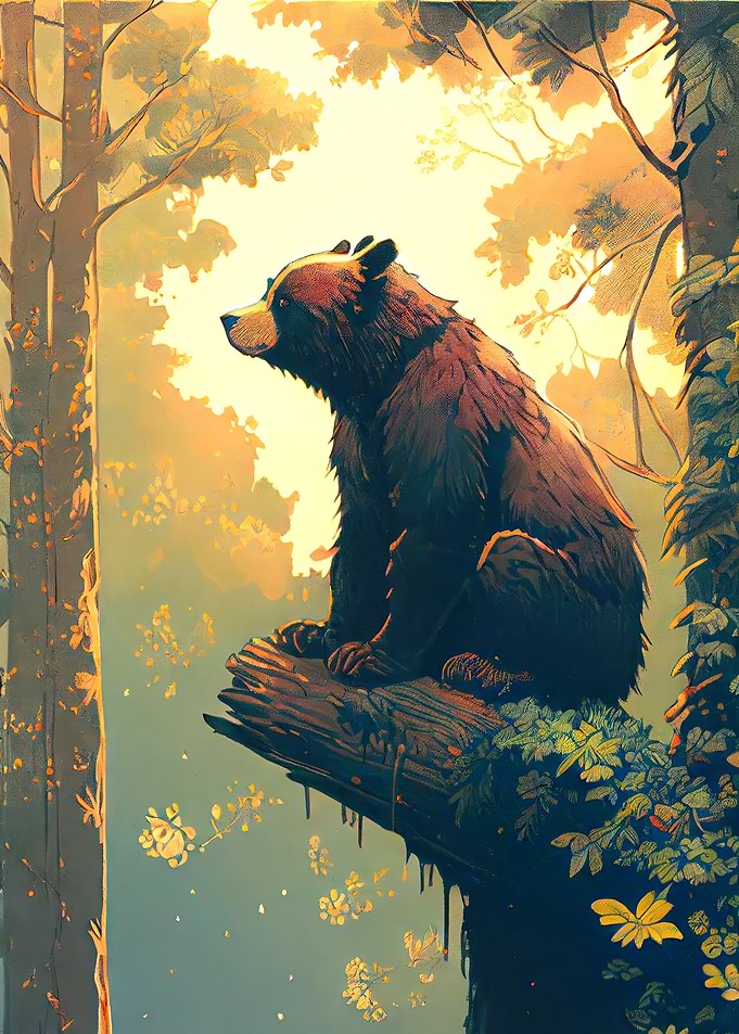Bear in the forest