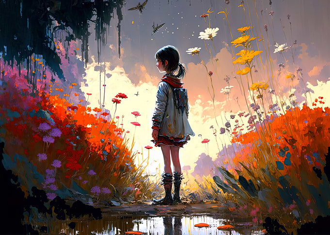 Fantasy Garden Girl