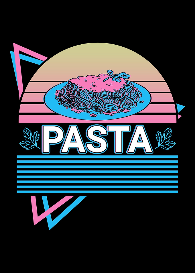 Pasta Retro Noodle Italian