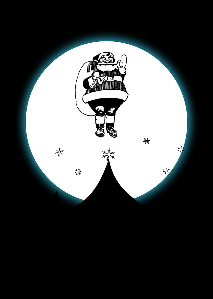 Merry cristmas santa
