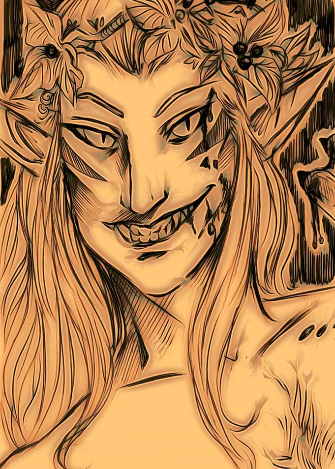 Bloody Fae Face