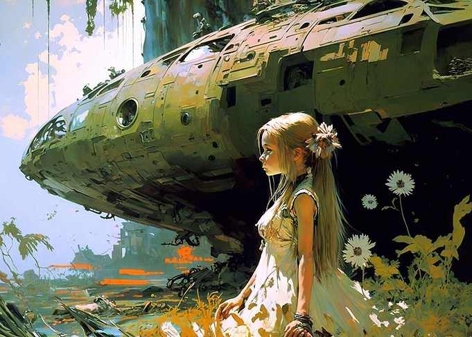 Fantasy Garden Girl