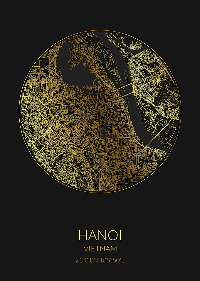 Hanoi Black Gold Map