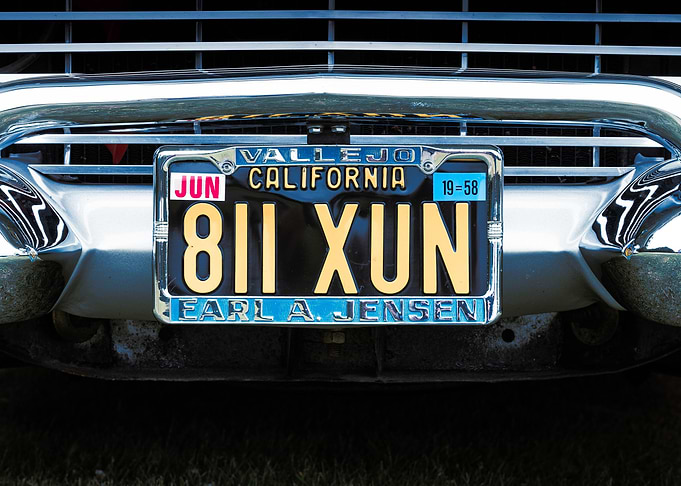California number plates