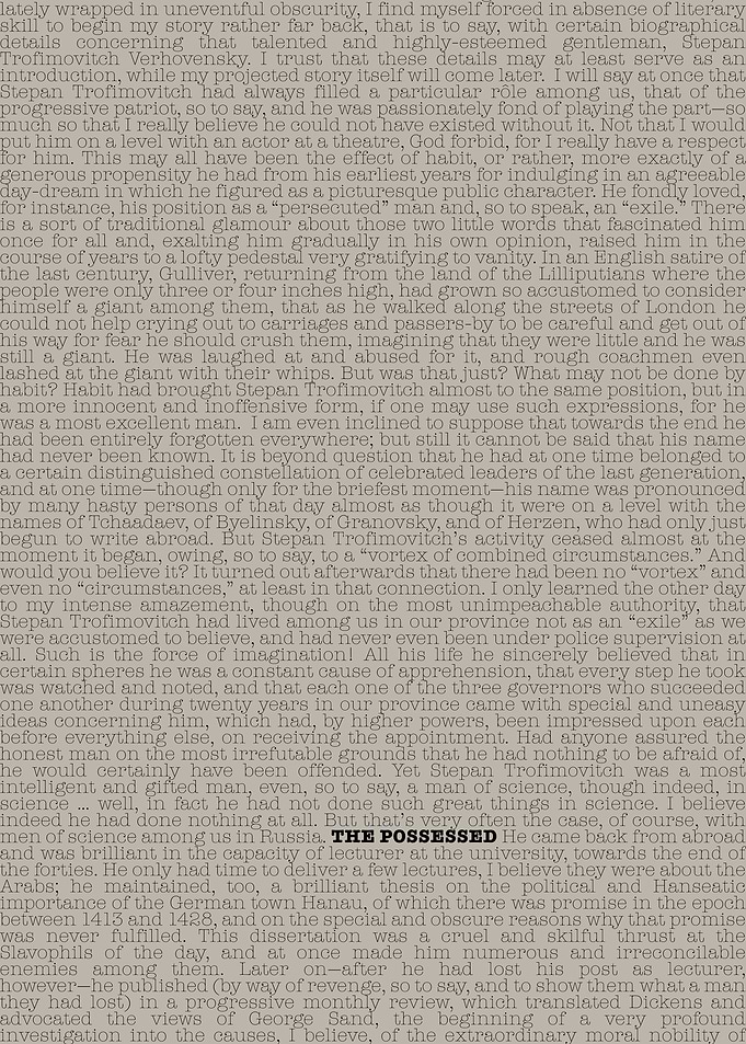 The Possessed Book Text