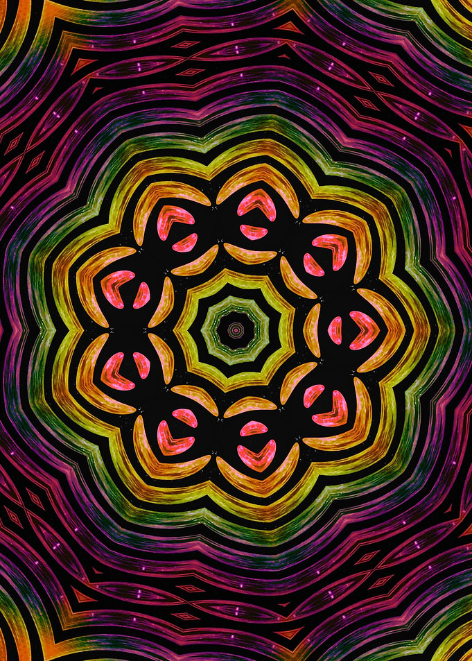Abstract Colorful 3D Neon5