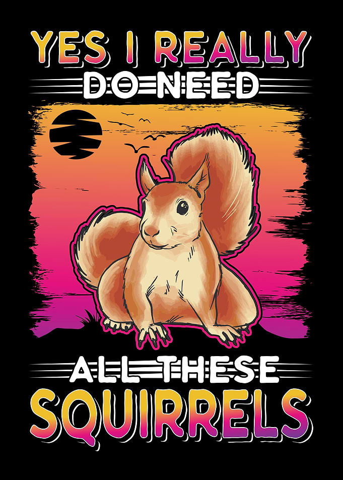 Squirrel Gift Gray Squirre