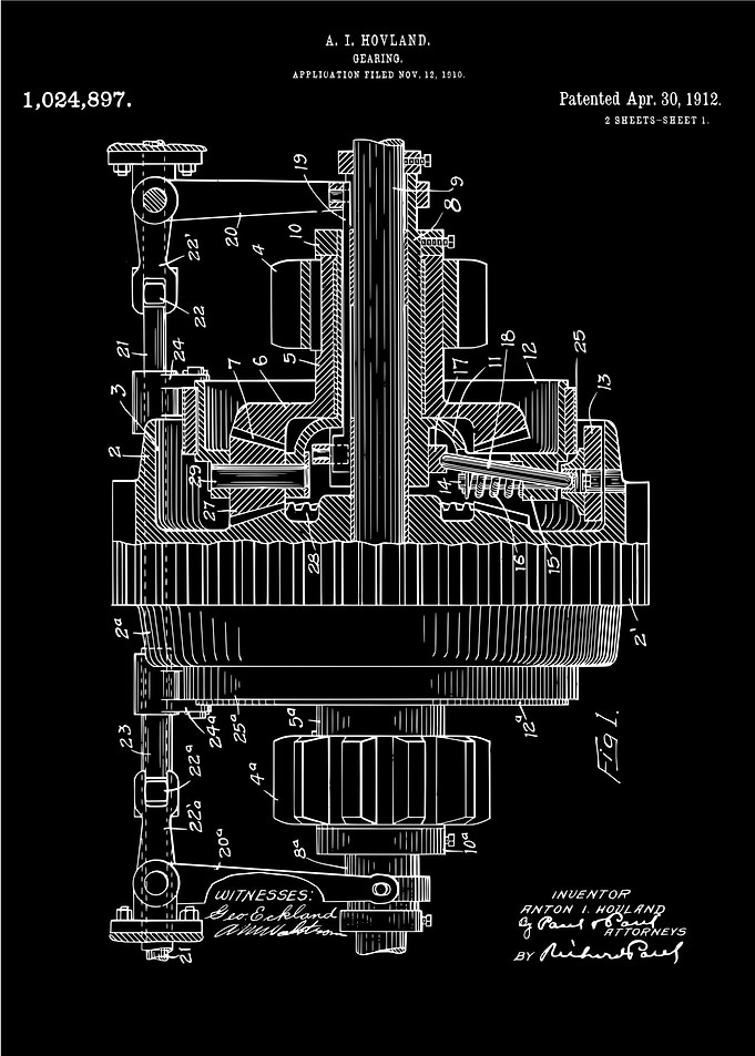 Gearing patent