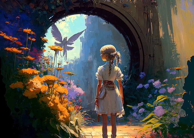 Fantasy Garden Girl