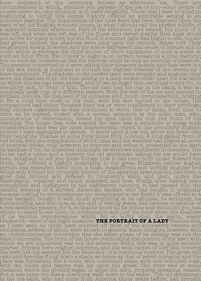 The Portrait of a Lady