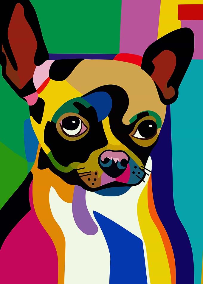 Chihuahua Cubism