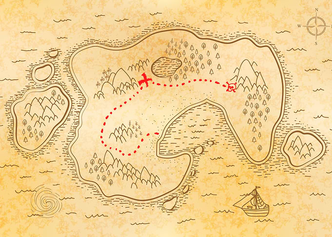 Ancient Treasure map
