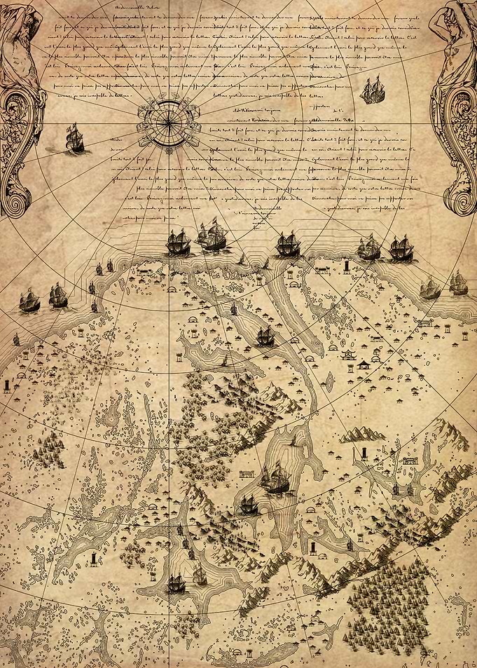 vintage fantasy map