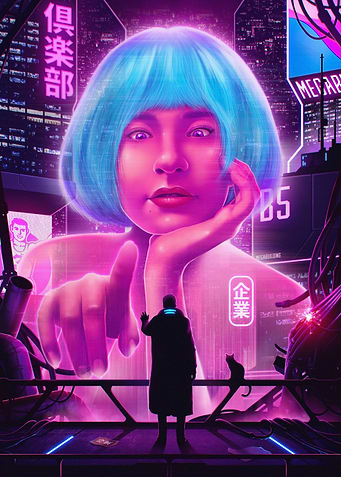 Cyberpunk Hologram