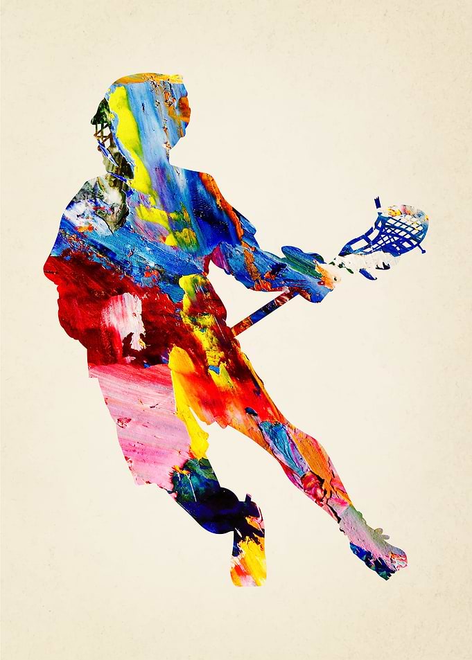 lacrosse Watercolor
