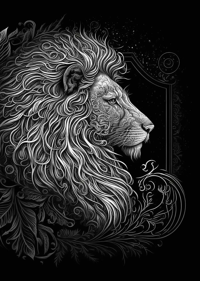Leo Zodiac Art