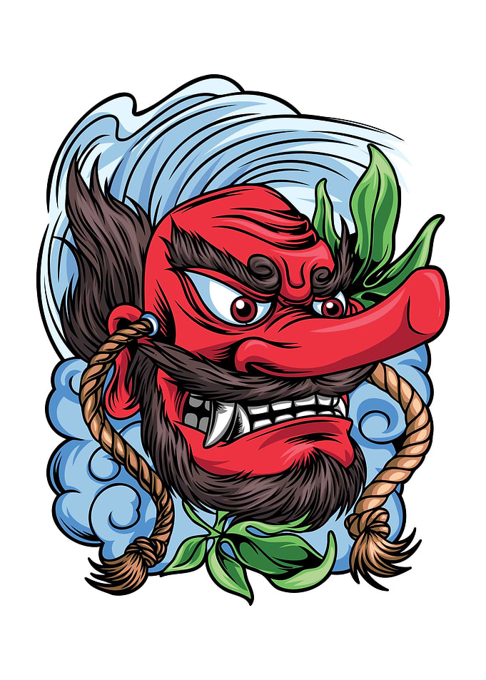 Tengu Japanese Doll