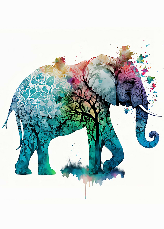 Colourful Elephant