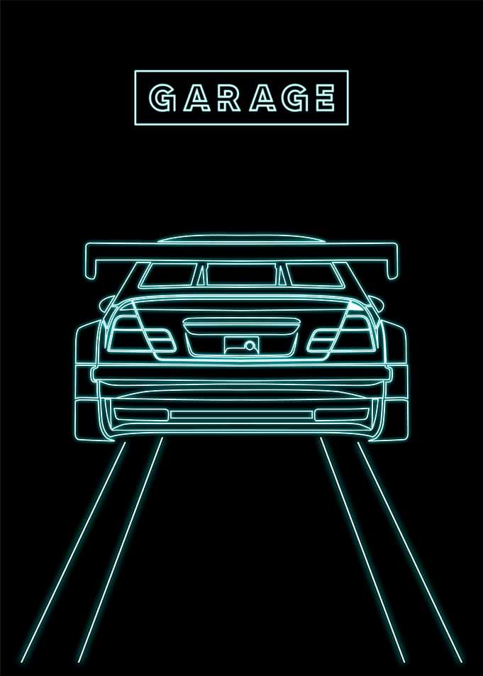 car line art