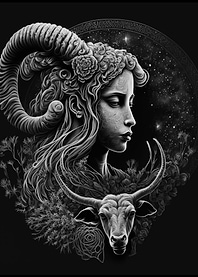 Aries Zodiac Art