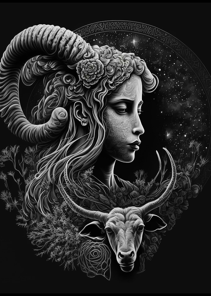 Aries Zodiac Art