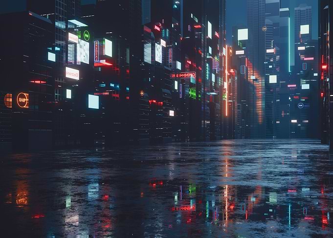 futuristic city
