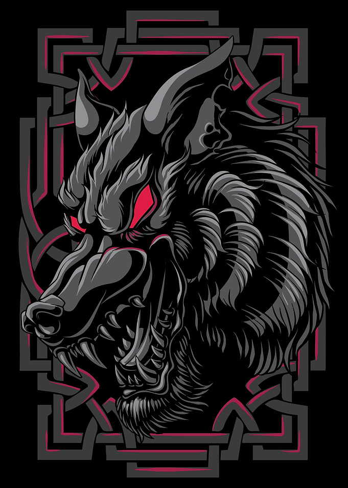 Fenrir Wolf Child Of Loki