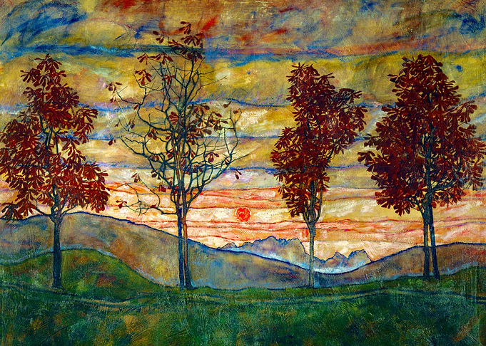 Four trees